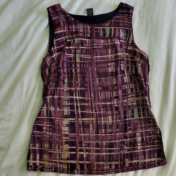 Ann Taylor XS Purple Work Shirt - Picture 3 of 6